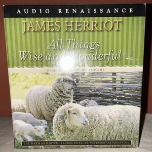 James Herriot ALL THINGS WISE AND WONDERFUL Audiobook 12 CDs-Christopher Timothy